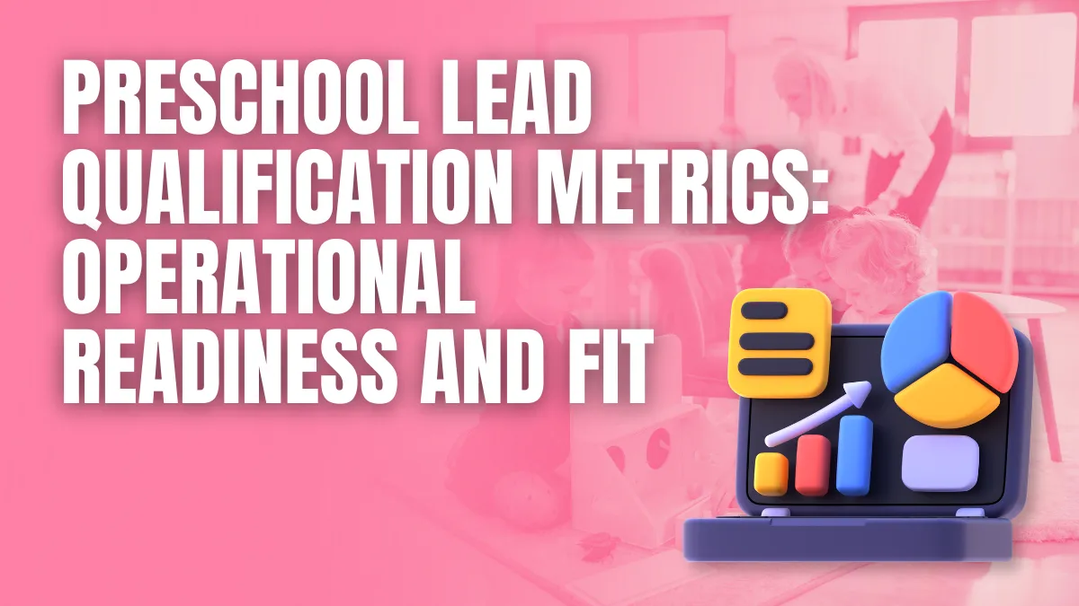 preschool lead qualification metrics operational readiness and fit